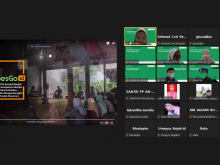 Ponpesgo berhasil menyelenggarakan webinar yang diikuti oleh puluhan peserta dari berbagai daerah secara online melalui Zoom meeting. 